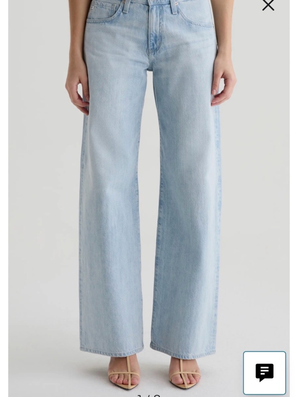 Adria Low Rise Wide Leg Jeans Light Wash Wide-Leg Women’s Jeans